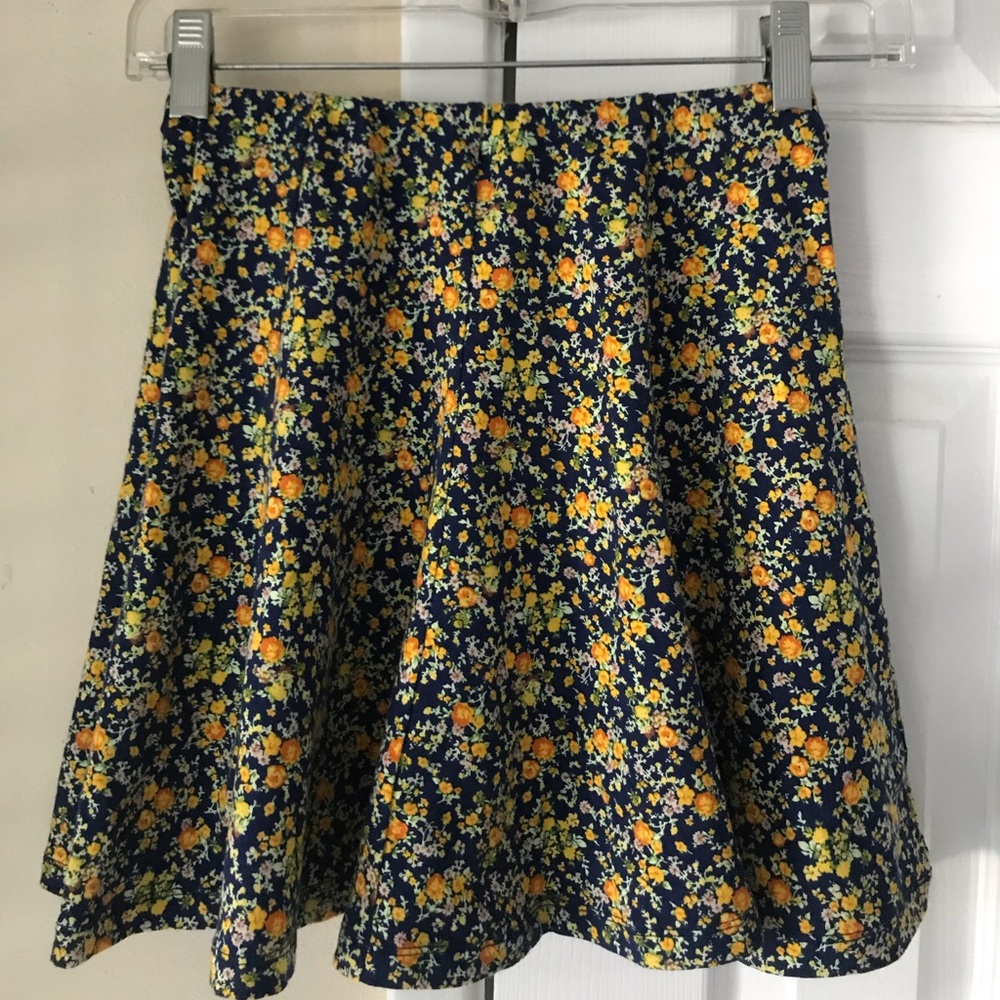 Floral skater skirt